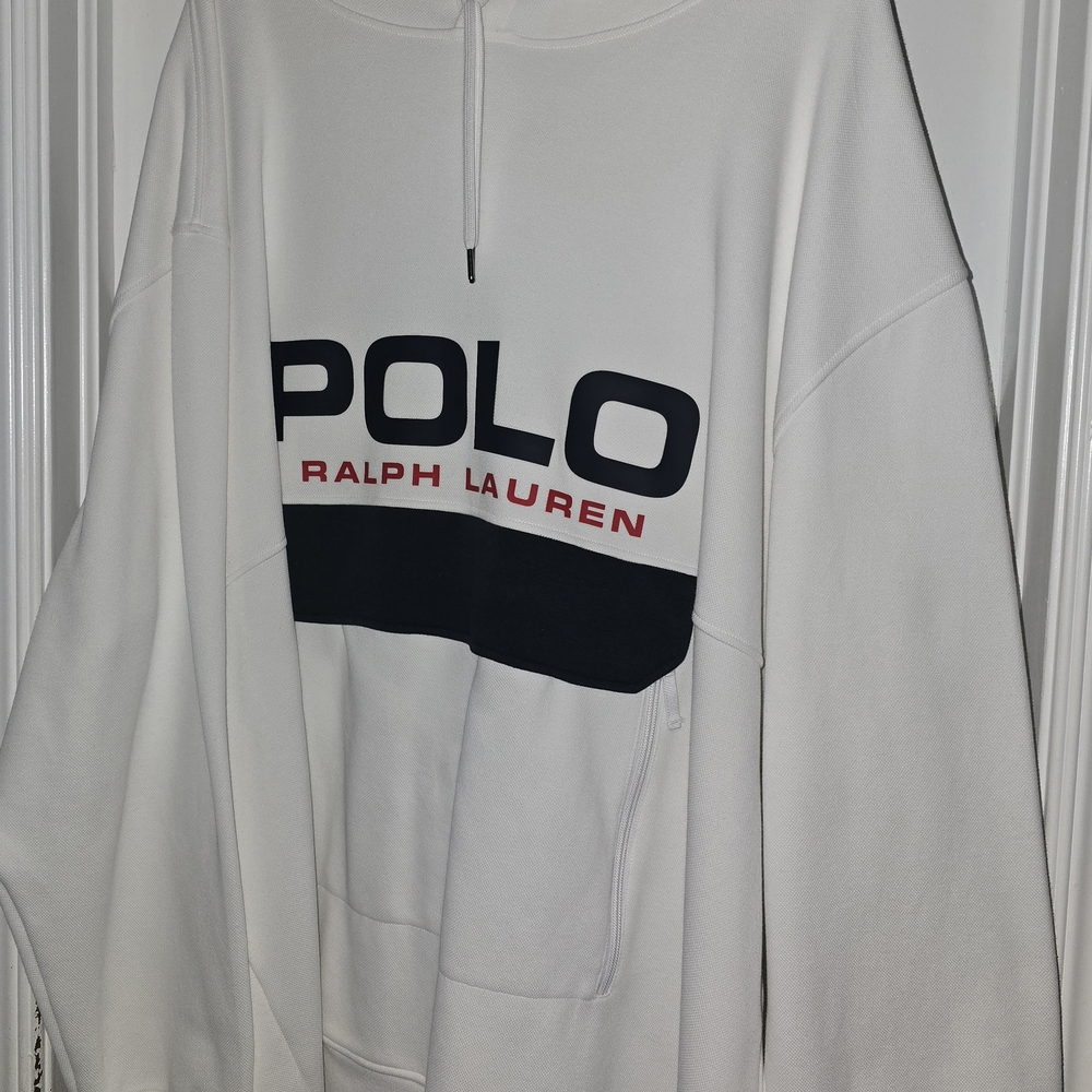 Ralph Lauren Classic White Hoodie